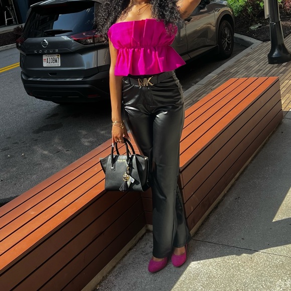 black leather pants from AKIRA - Picture 4 of 4